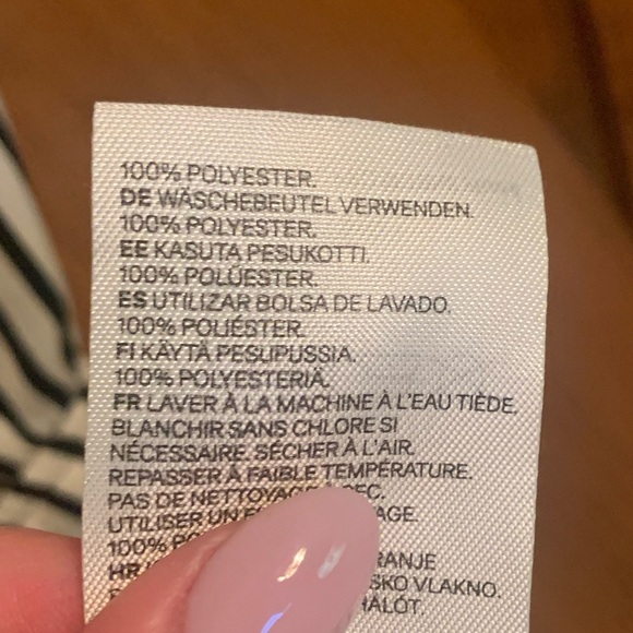 H&M Long Blouse / Duster - Black and White - Picture 3 of 7